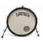 Used Gretsch Drums 5 Piece USA Custom Silver Glass Drum Kit