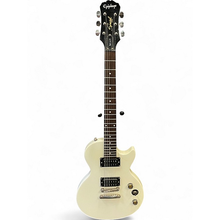 Used Epiphone Les Paul Special II Alpine White Solid Body Electric