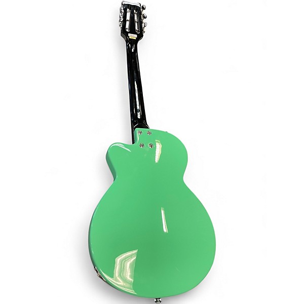 Used Eastwood Wandre Soloist Standard Turquoise Hollow Body Electric Guitar