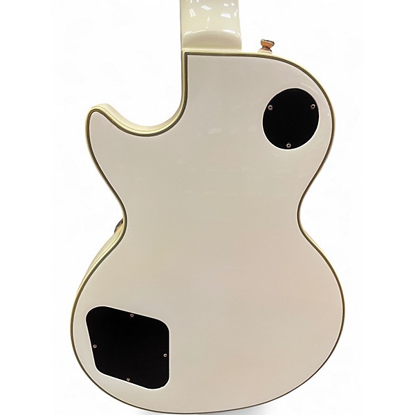 Used Epiphone Les Paul Custom Pro Antique Ivory Solid Body Electric Guitar