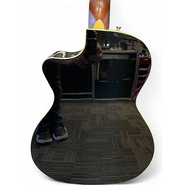 Used Fender KINGMAN BASS V2 Black Acoustic Bass Guitar