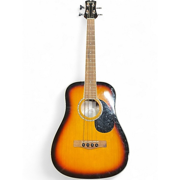 Used Mitchell EZBSB 2 Color Sunburst Acoustic Bass Guitar