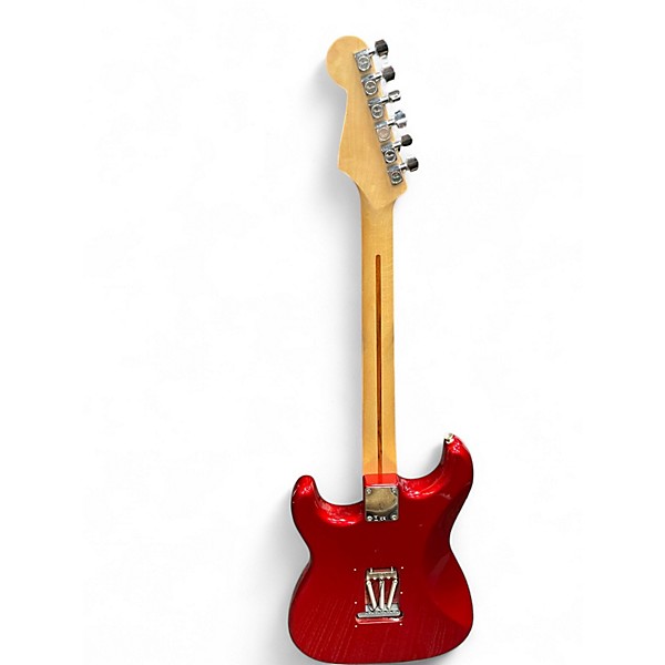 Used Fender Standard Stratocaster Metallic Red Solid Body Electric Guitar