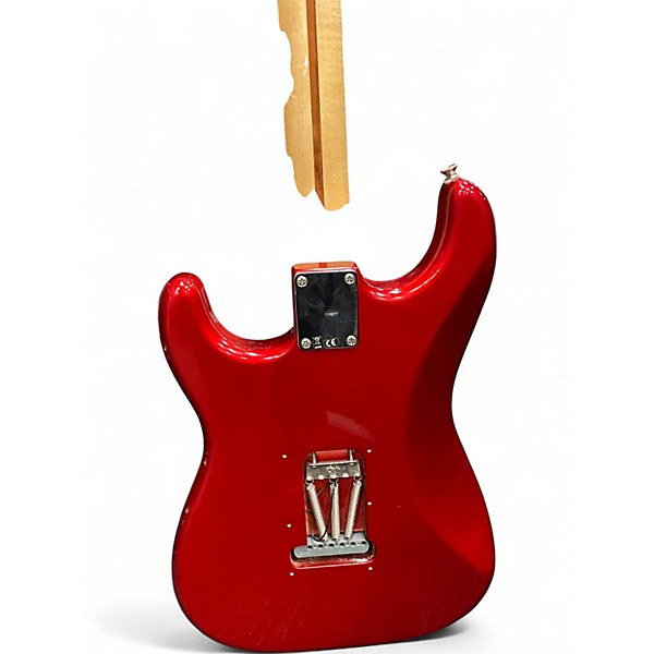 Used Fender Standard Stratocaster Metallic Red Solid Body Electric Guitar