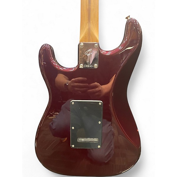 Used Fender Deluxe Player II Stratocaster Roasted Maple Oxblood Solid Body Electric Guitar
