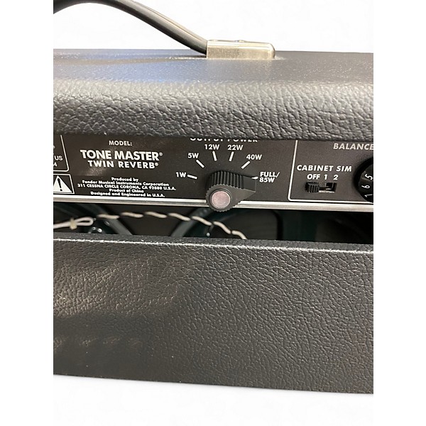 Used Fender Tone Master Twin Reverb 200W 2x12 Guitar Combo Amp