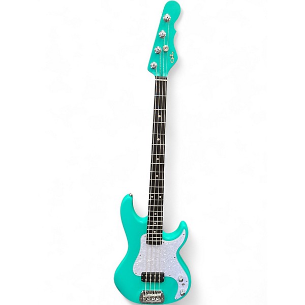 Used 2024 G&L Kiloton Belair Green Satin Electric Bass Guitar