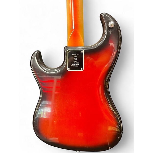 Vintage 1960s Burns Of London Jazz Split Sound sunburst Solid Body Electric Guitar