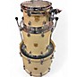 Used SJC Drums 3 Piece Tour Series natural satin Drum Kit thumbnail