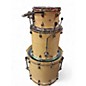 Used SJC Drums 3 Piece Tour Series natural satin Drum Kit