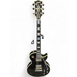 Used Gibson 1968 Les Paul Custom Reissue Black Solid Body Electric Guitar