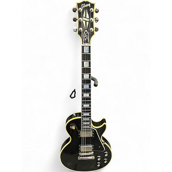 Used Gibson 1968 Les Paul Custom Reissue Black Solid Body Electric Guitar