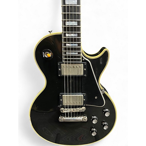 Used Gibson 1968 Les Paul Custom Reissue Black Solid Body Electric Guitar