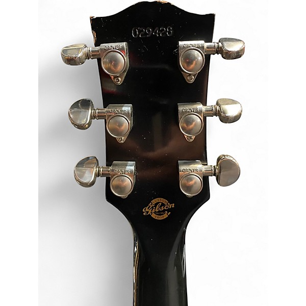 Used Gibson 1968 Les Paul Custom Reissue Black Solid Body Electric Guitar