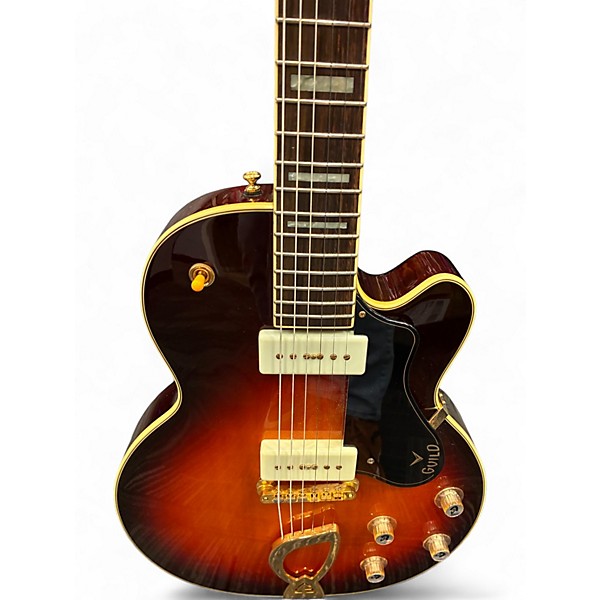 Used Guild M75 ARISTOCRAT BURST Hollow Body Electric Guitar