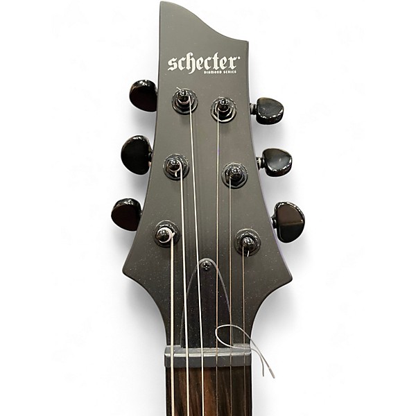 Used 2021 Schecter Guitar Research C1 Platinum Black Solid Body Electric Guitar