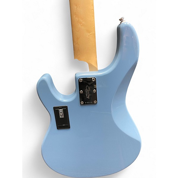 Used Sterling by Music Man STINGRAY 5 SUB SERIES CHOPPER BLUE Electric Bass Guitar