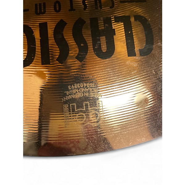 Used MEINL 16in Classic Custom Medium Crash Cymbal