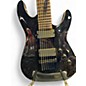 Used 2020s Schecter Guitar Research Hellraiser C7 7 String Black Solid Body Electric Guitar