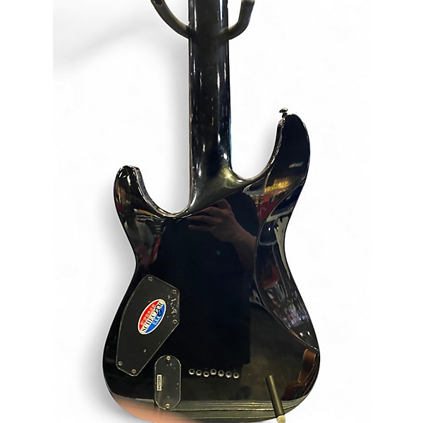 Used 2020s Schecter Guitar Research Hellraiser C7 7 String Black Solid Body Electric Guitar