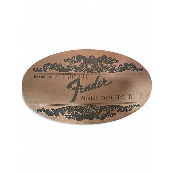 Used Fender CONCORD Vintage Natural Acoustic Guitar