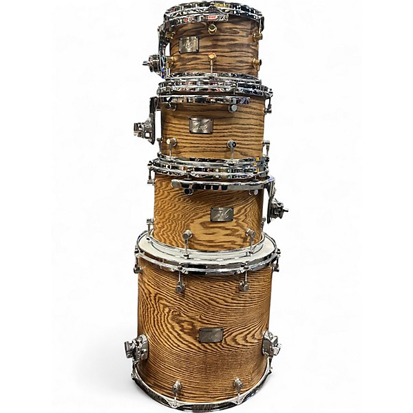Used Canopus 5 Piece ASH Natural Drum Kit