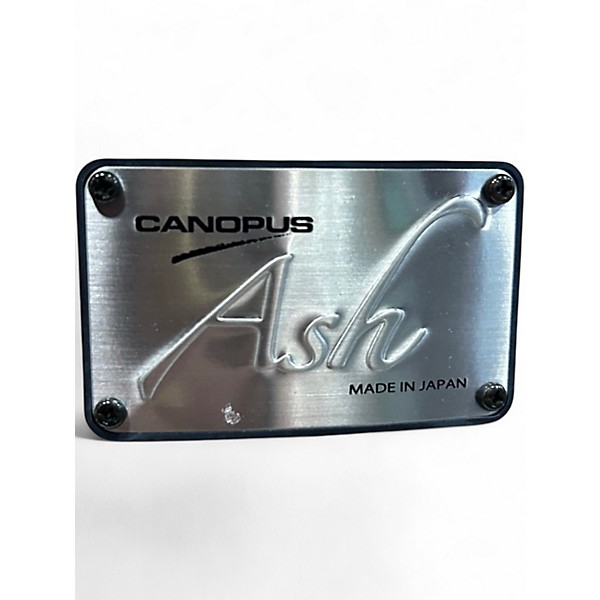 Used Canopus 5 Piece ASH Natural Drum Kit