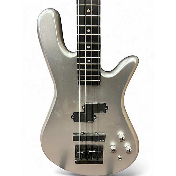 Used Spector Performer 4 Silver Electric Bass Guitar