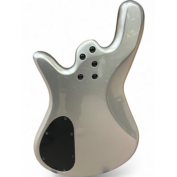 Used Spector Performer 4 Silver Electric Bass Guitar
