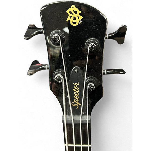 Used Spector Performer 4 Silver Electric Bass Guitar