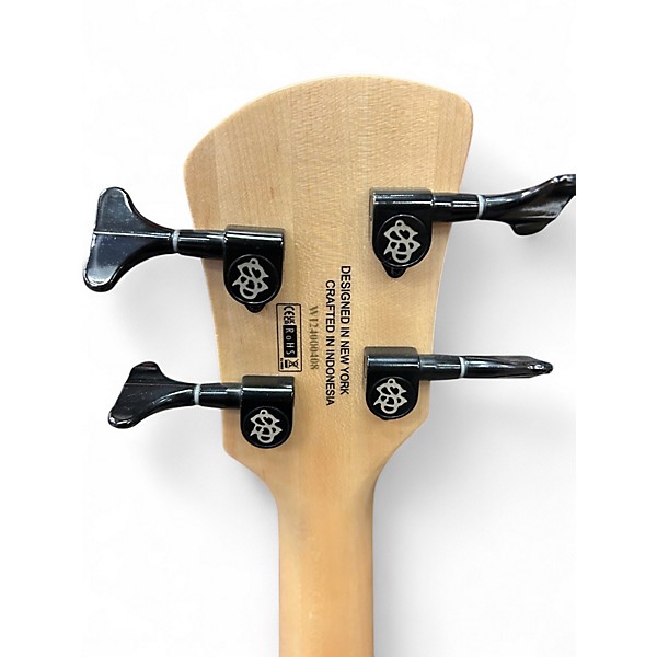 Used Spector Performer 4 Silver Electric Bass Guitar