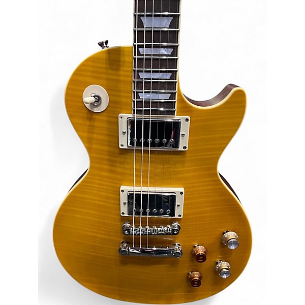 Used Epiphone GREENY Yellow Solid Body Electric Guitar