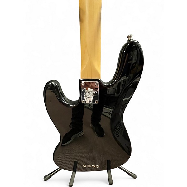 Used Fender American Standard Jazz Bass Black Electric Bass Guitar