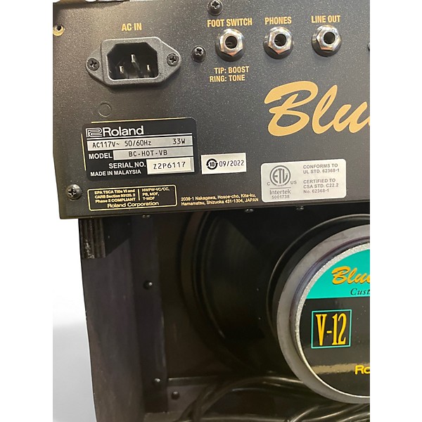 Used Roland blues cube hot Guitar Combo Amp