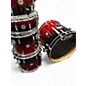 Used PDP by DW 6 Piece Concept Series Red Burst Drum Kit