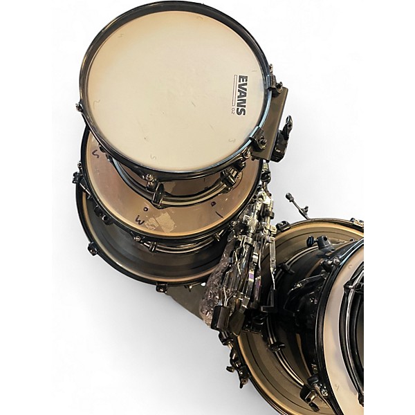 Used 2005 Pearl 7 Piece Joey Jordison Signature Drum Kit Black Drum Kit