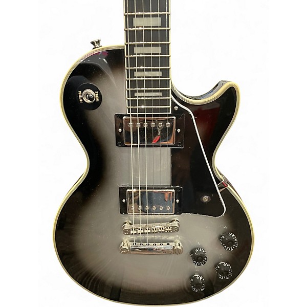 Used Epiphone Les Paul Custom Silverburst Solid Body Electric Guitar