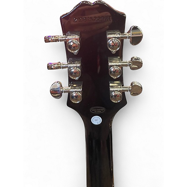 Used Epiphone Les Paul Custom Silverburst Solid Body Electric Guitar