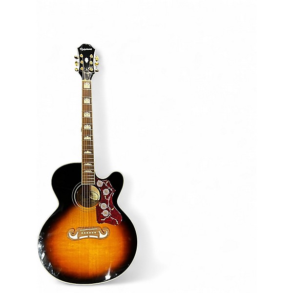 Used Epiphone J200 CE STUDIO 2 Color Sunburst Acoustic Electric Guitar