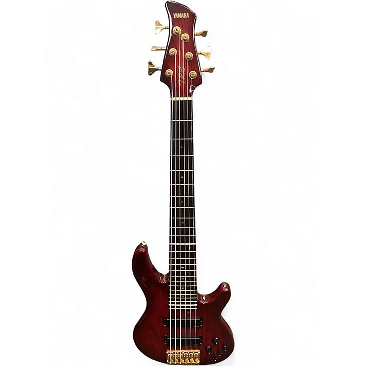 Used Yamaha TRB 6II Red Electric Bass Guitar Red | Guitar Center
