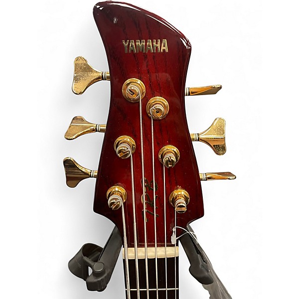 Used Yamaha TRB 6II Red Electric Bass Guitar