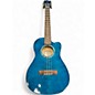 Used Lanikai QM-BLCEB TRANSPARENT BLUE Ukulele thumbnail