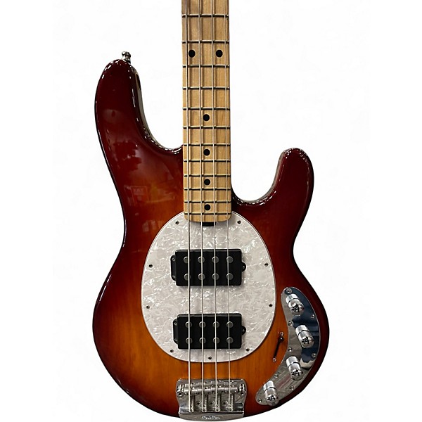 Used Ernie Ball Music Man Stingray HH 4 String 2 Color Sunburst Electric Bass Guitar