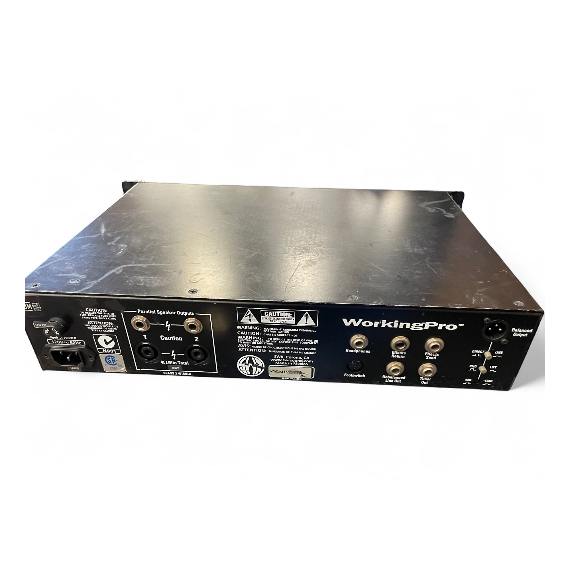 Used SWR WORKINGPRO 700 Bass Amp Head | Guitar Center