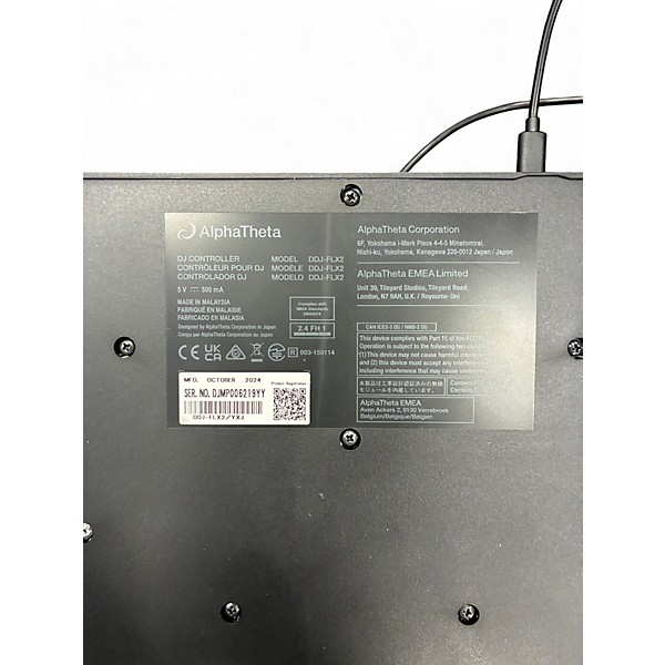 Used AlphaTheta DDJ-FLX2 DJ Controller