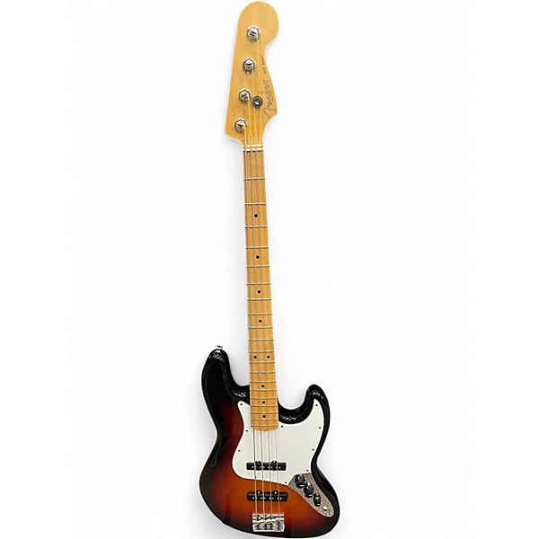 Used Fender American Standard Jazz Bass 2 Color Sunburst Electric Bass Guitar