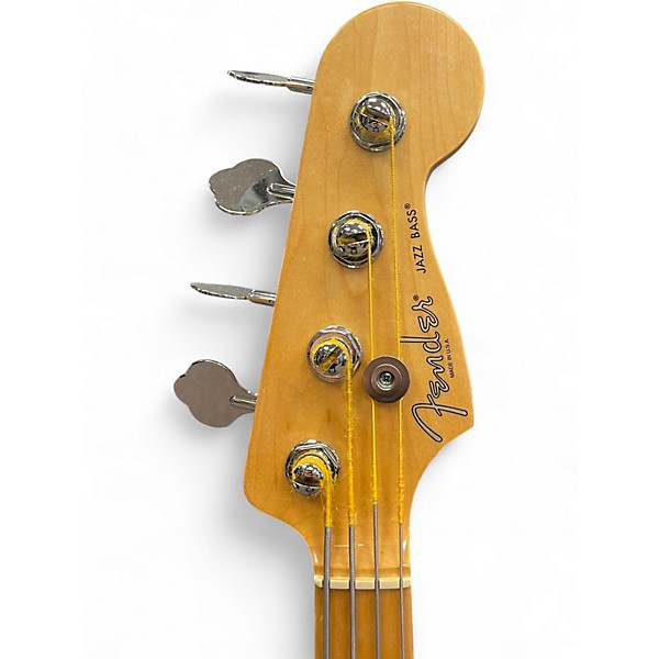 Used Fender American Standard Jazz Bass 2 Color Sunburst Electric Bass Guitar