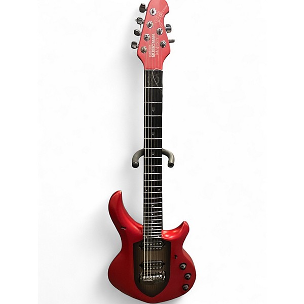 Used Ernie Ball Music Man Majesty Iced Crimson Solid Body Electric Guitar