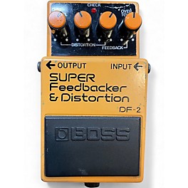 Vintage 1980s BOSS DF2 Super Feedbacker and Distortion Effect Pedal