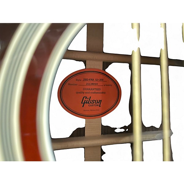 Used Gibson Custom Pre-War SJ200 Rosewood Vintage Sunburst Acoustic Guitar